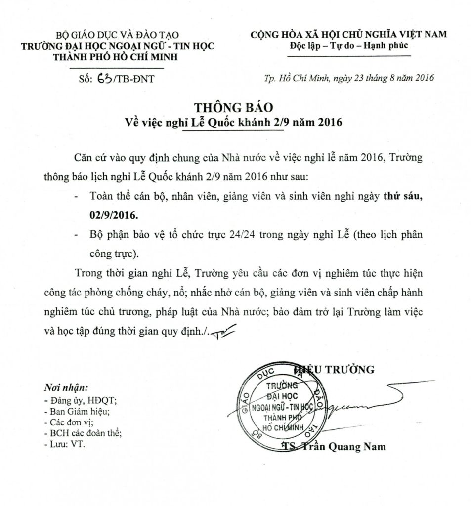 Cách Viết Thông Báo Ngắn Hiệu Quả