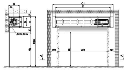Kích thước của cuộn Gallery 2