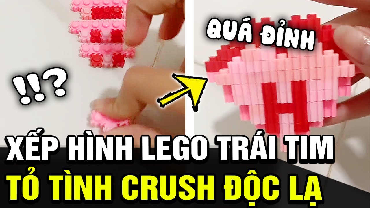 Cách Xếp Lego Hình Trái Tim