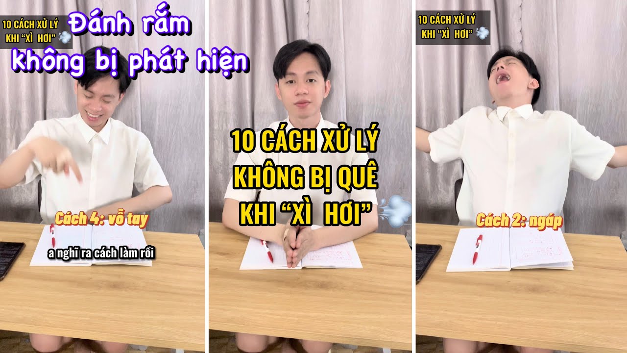 Cách Xì Hơi Không Ra Tiếng