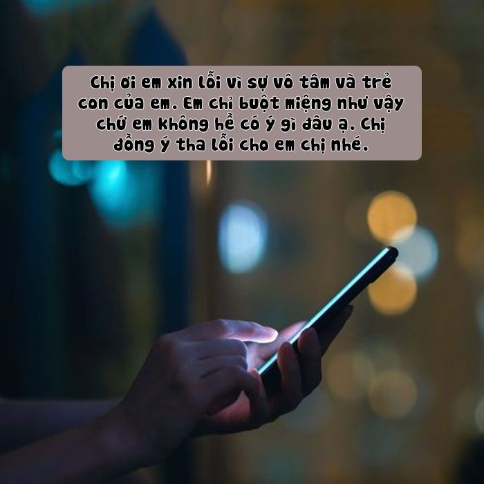 Em xin lỗi chị Gallery 1