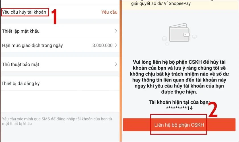 Cách Xóa Tài Khoản ShopeePay Gallery 2