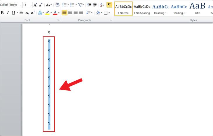 Cách Xóa Trang Trống Cuối Trong Word