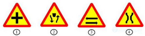 Biển báo nào báo hiệu sắp đến đoạn đường đôi có giải phân cách cứng ở giữa? Gallery 2