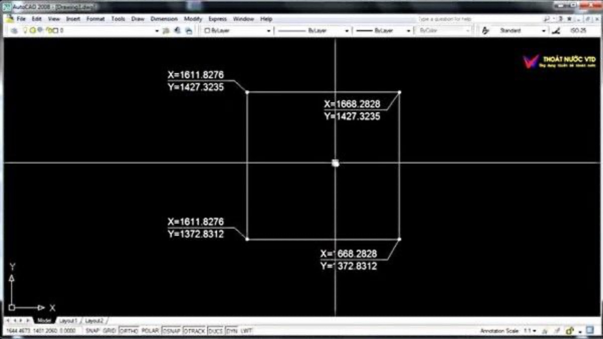 Cách Xuất Tọa Độ Trong CAD
