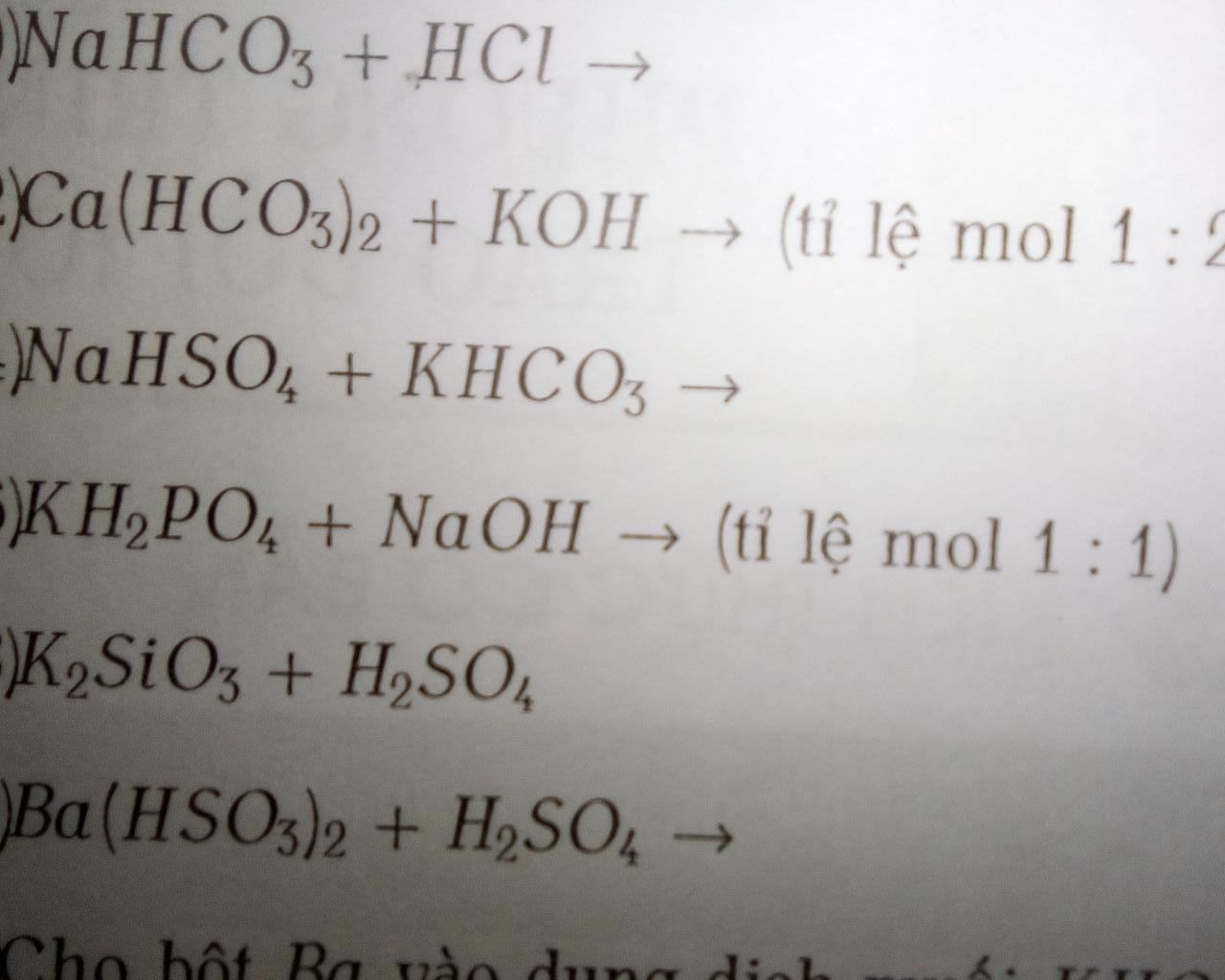 Phản ứng Ca(HCO3)2 + NaOH tỉ lệ 1:1 Gallery 2