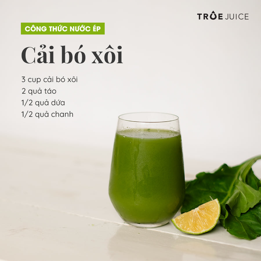 Cải bó xôi ép với gì? Gallery 2