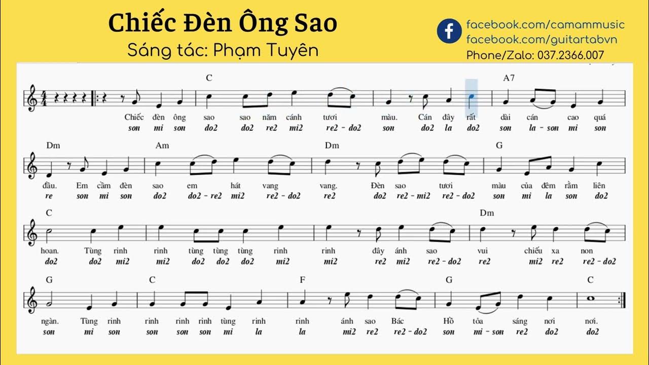 Cảm Âm Chiếc Đèn Ông Sao