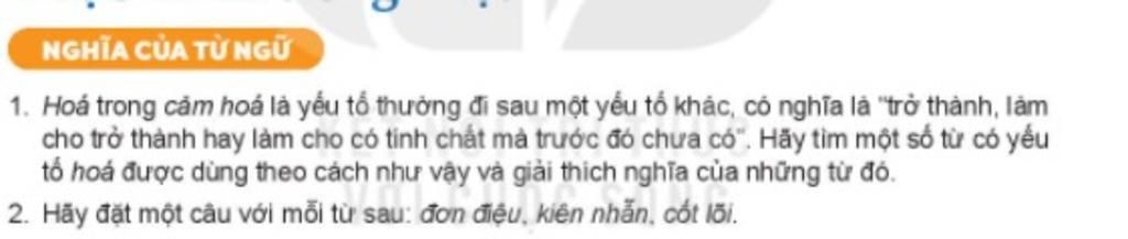 Cảm hóa là gì?