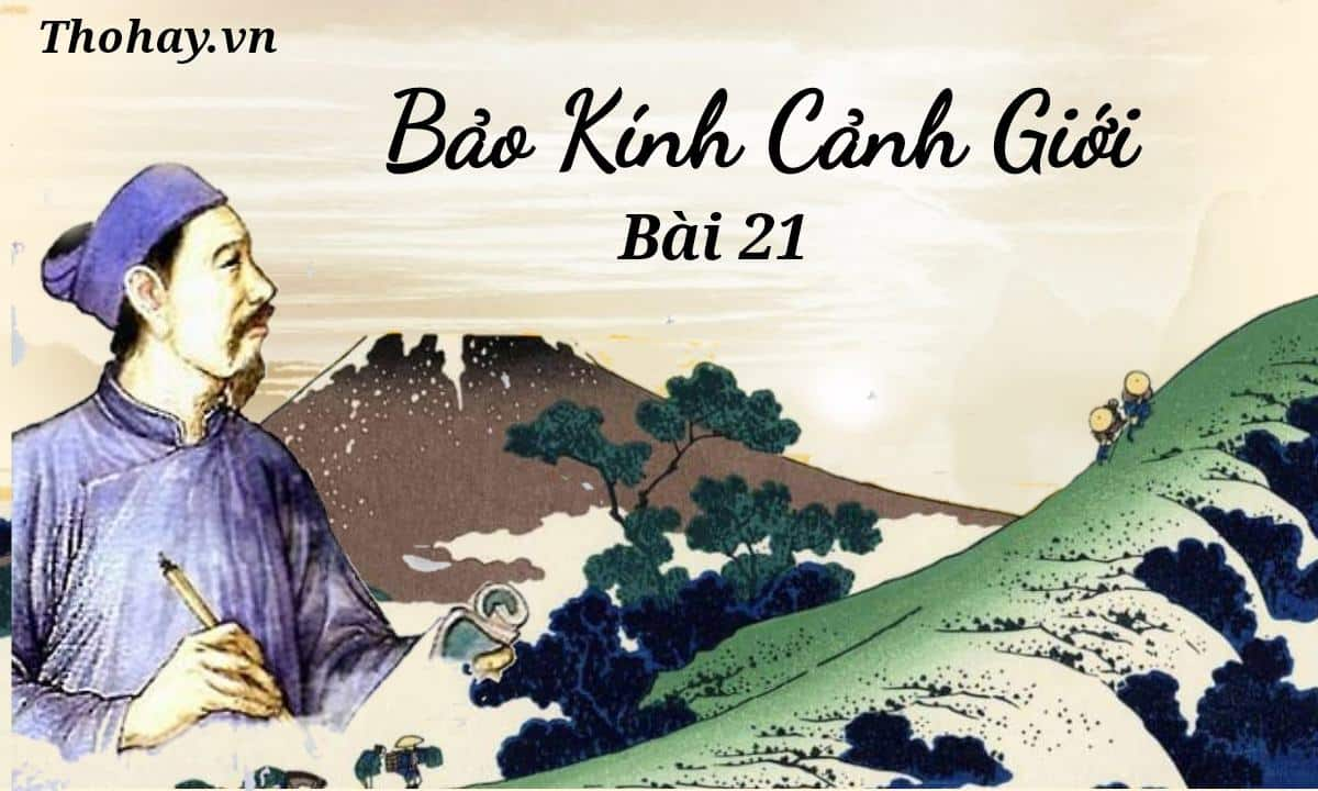 Cảm nhận Bảo kính cảnh giới bài 21