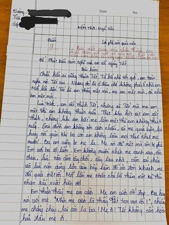 Cảm nhận của em
