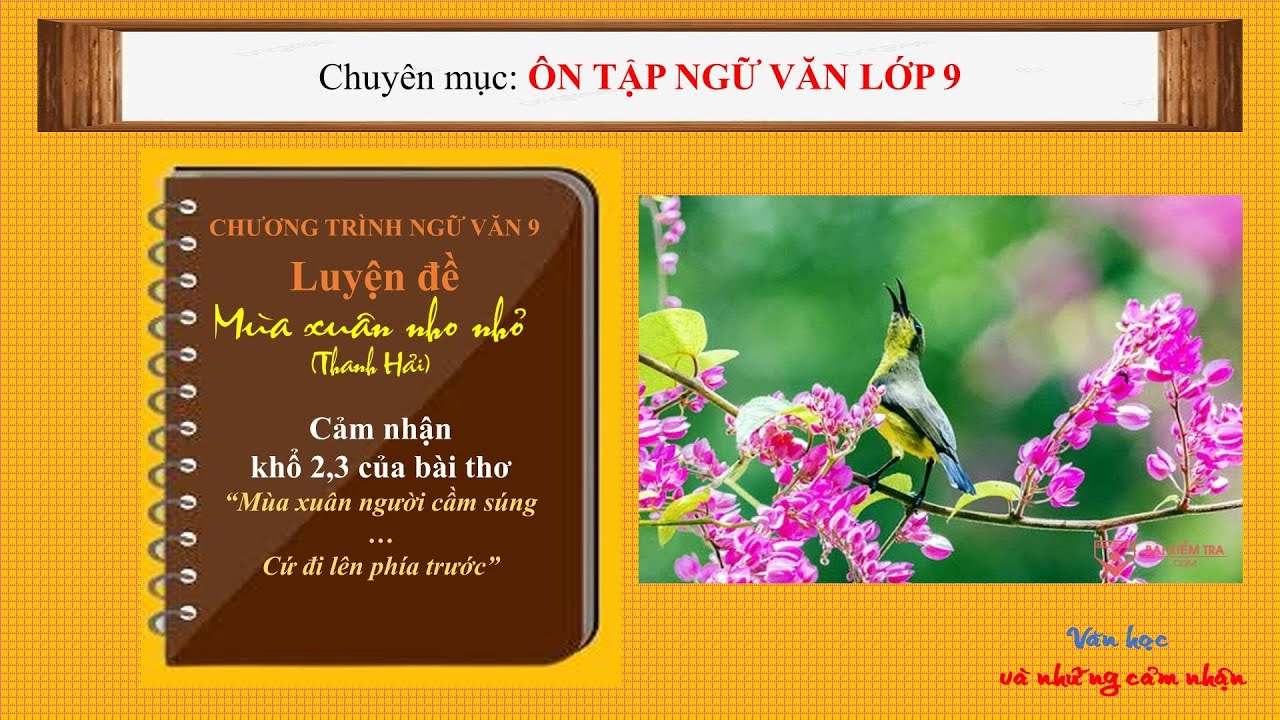 Cảm nhận Mùa xuân nho nhỏ khổ 2, 3 Gallery 2