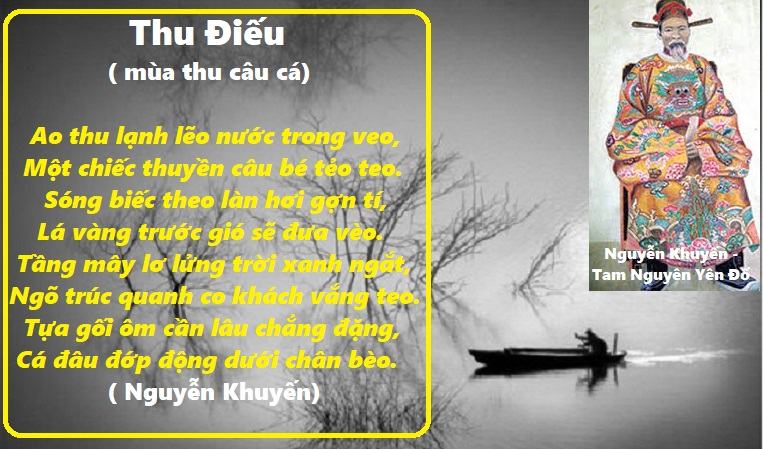 Cảm nhận về Thu Điếu