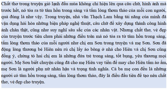 Tóm Tắt Văn Bản Gió Lạnh Đầu Mùa Ngắn Nhất Gallery 1