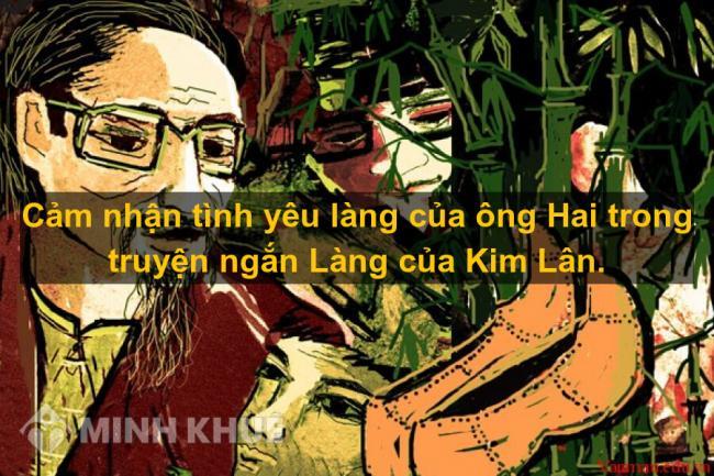 Cảm nhận về tình yêu làng của ông Hai