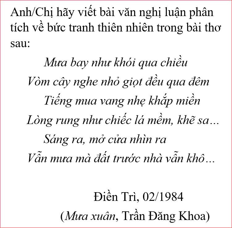 Phân tích bài thơ Mưa xuân Gallery 2