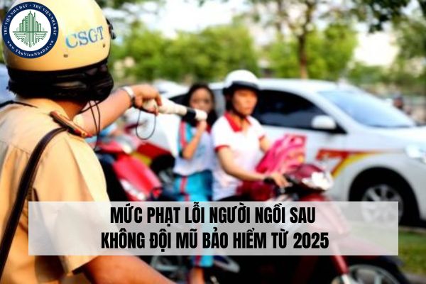 Người ngồi sau không đội mũ bảo hiểm phạt bao nhiêu tiền? Gallery 1