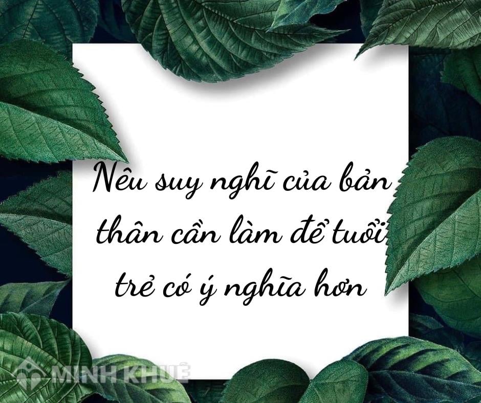 Cần Làm Gì Để Tuổi Trẻ Có Ý Nghĩa?
