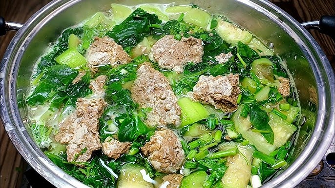 Canh Cua Nấu Mướp