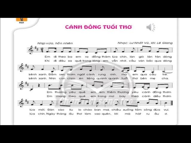 Cánh Đồng Tuổi Thơ Lớp 3