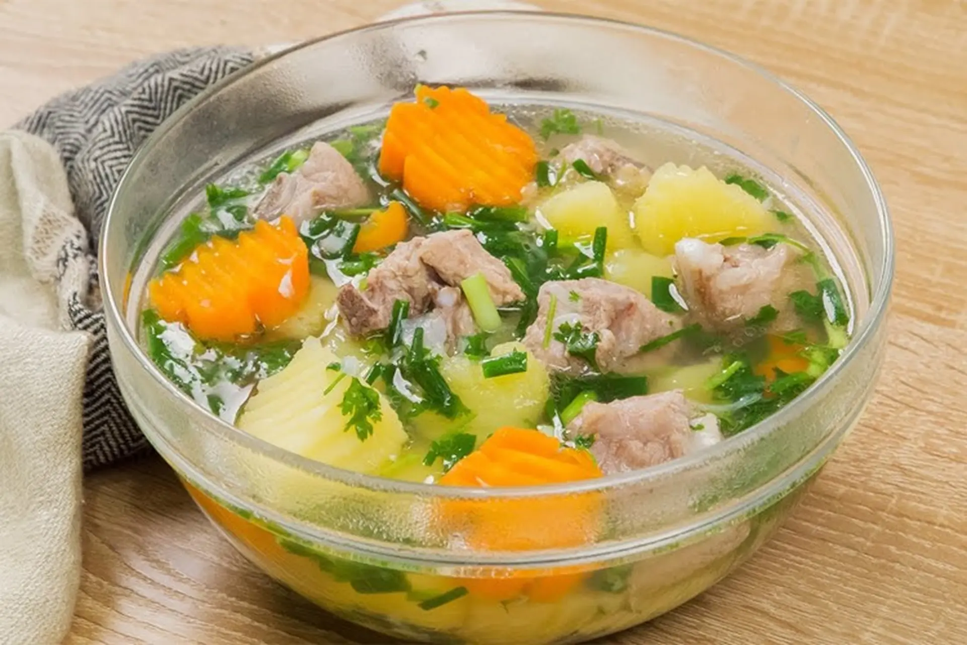Canh Khoai Tây Cà Rốt