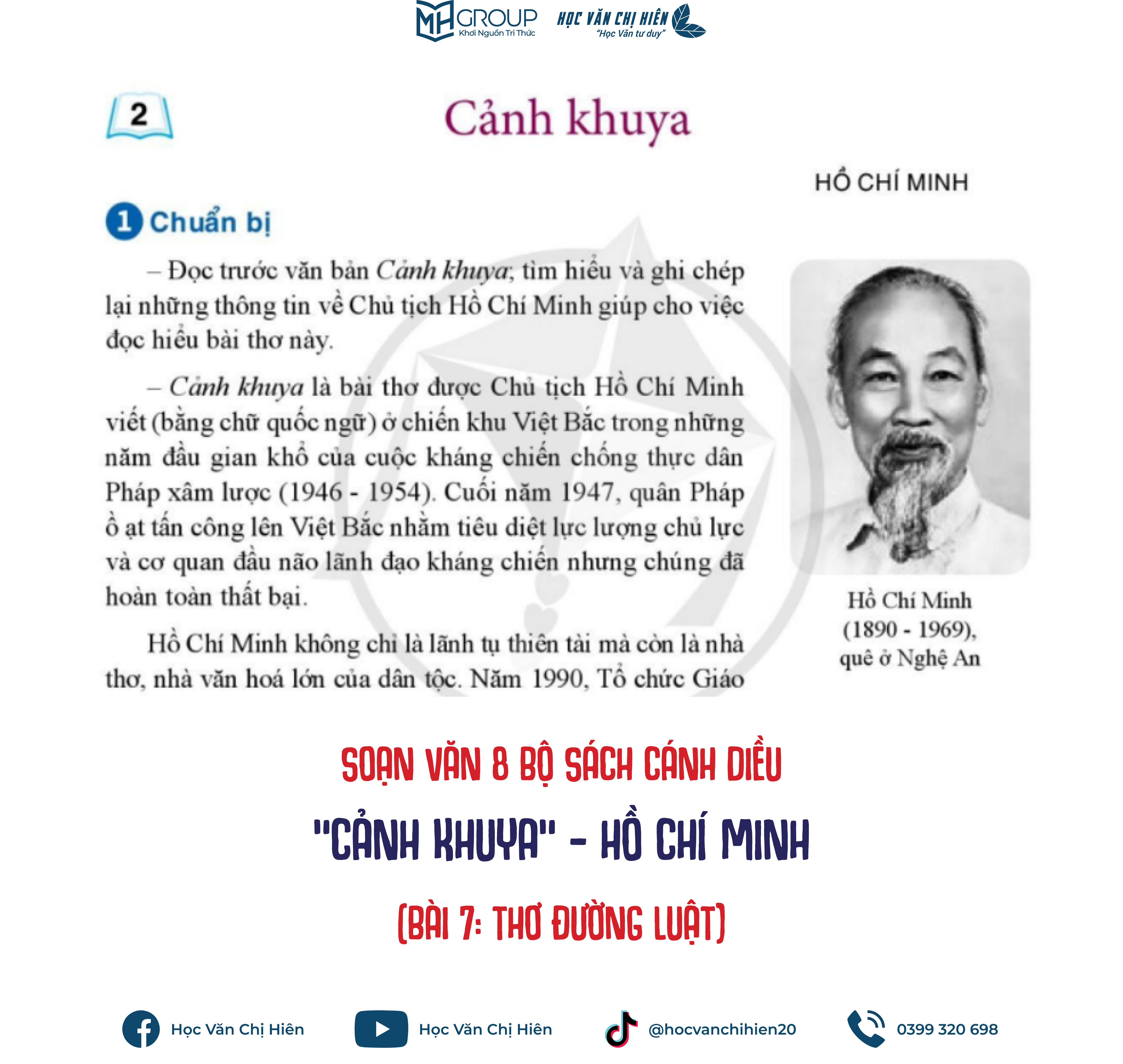Cảnh Khuya - Bài Thơ Hay Về Tình Yêu Nước Sâu Sắc Của Hồ Chí Minh