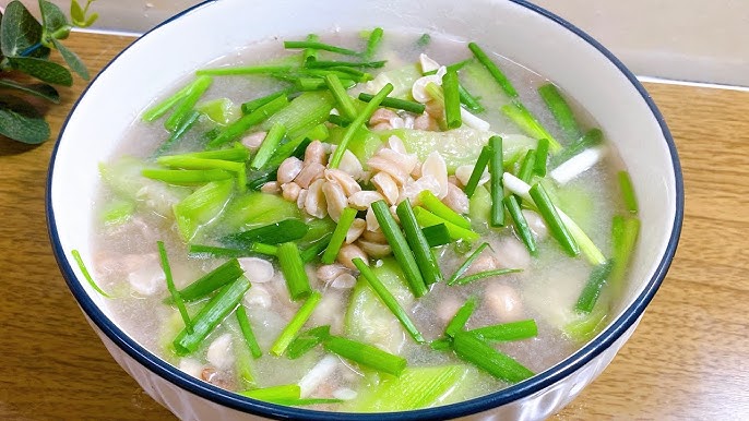 Canh Mướp Nấu Lạc