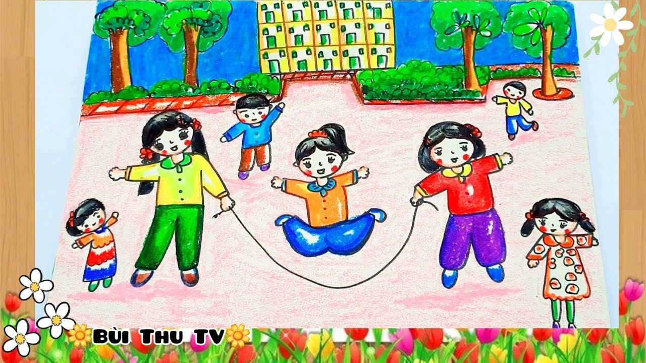 Tả cảnh vật xung quanh em lớp 1 Gallery 1