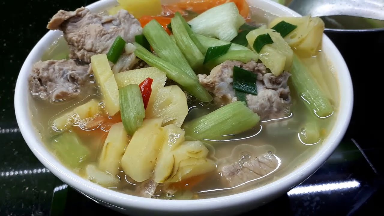 Canh Sườn Dọc Mùng Ngon Tuyệt Vời