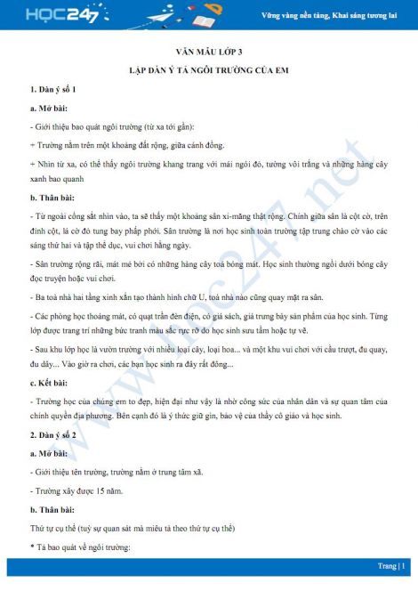 Trường em trước buổi học Gallery 2