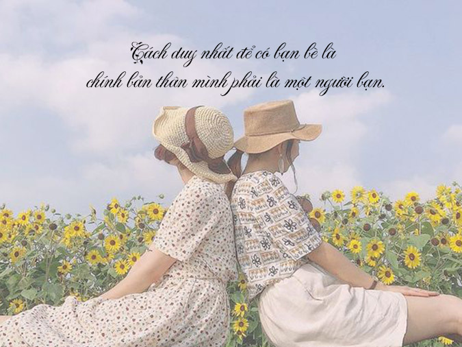 Cap dành cho bạn thân hay và ý nghĩa nhất