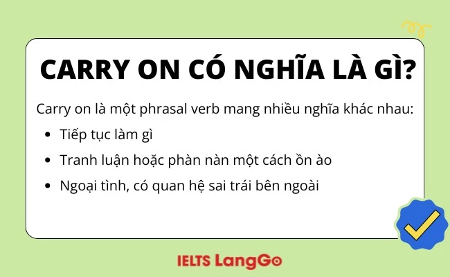 Carry On With Là Gì? Gallery 2
