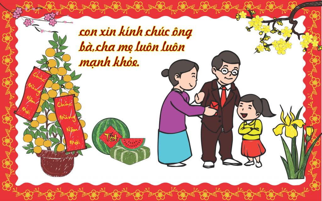 Câu Chúc Tết Bố Mẹ Hay