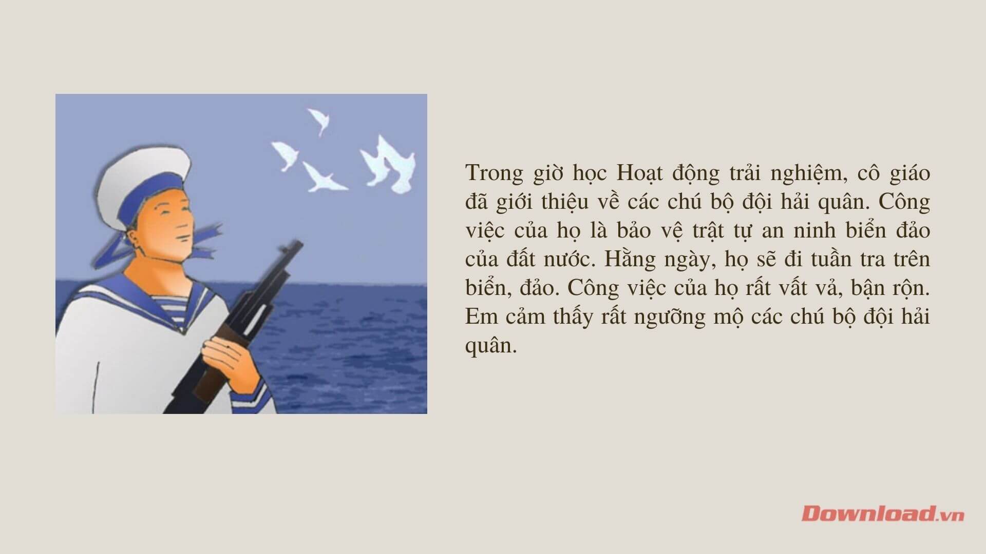 Bài thơ và câu chuyện về các chú bộ đội Hải quân Gallery 2
