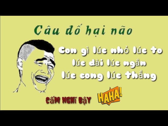 Câu Đố Hại Não Cấm Nghĩ Bậy Có Đáp Án Gallery 2