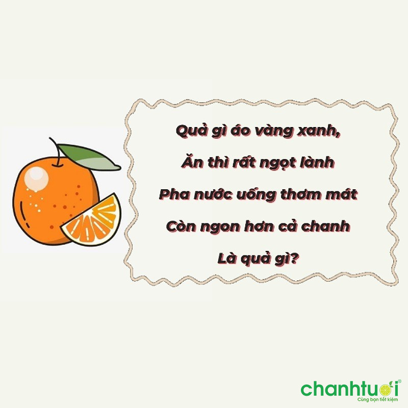 Câu Đố Về Quả Cam: Giải Đáp và Những Câu Đố Hay