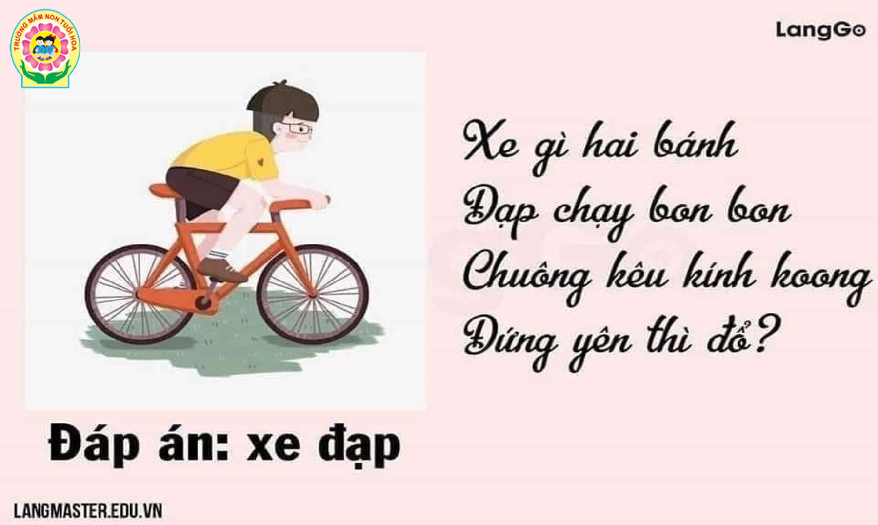 Câu Đố Về Xe Đạp: Giải Đáp và Những Câu Đố Thú Vị Khác