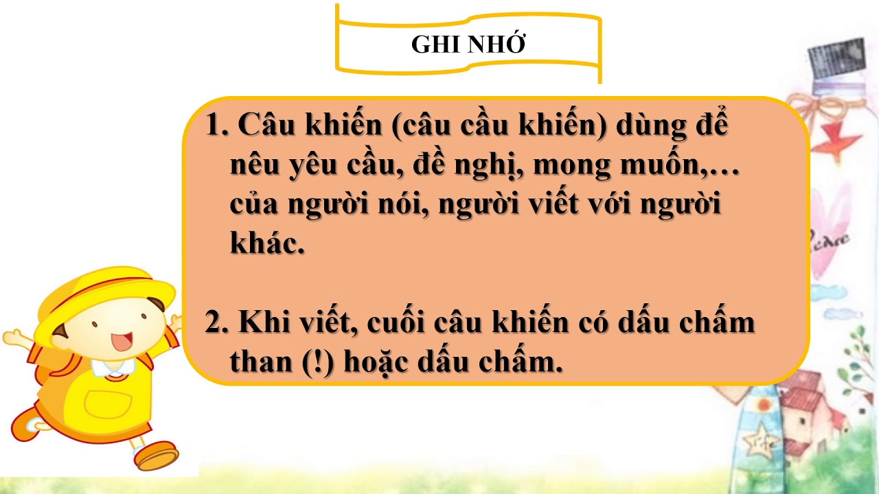 Câu Khiến Là Gì Lớp 4?