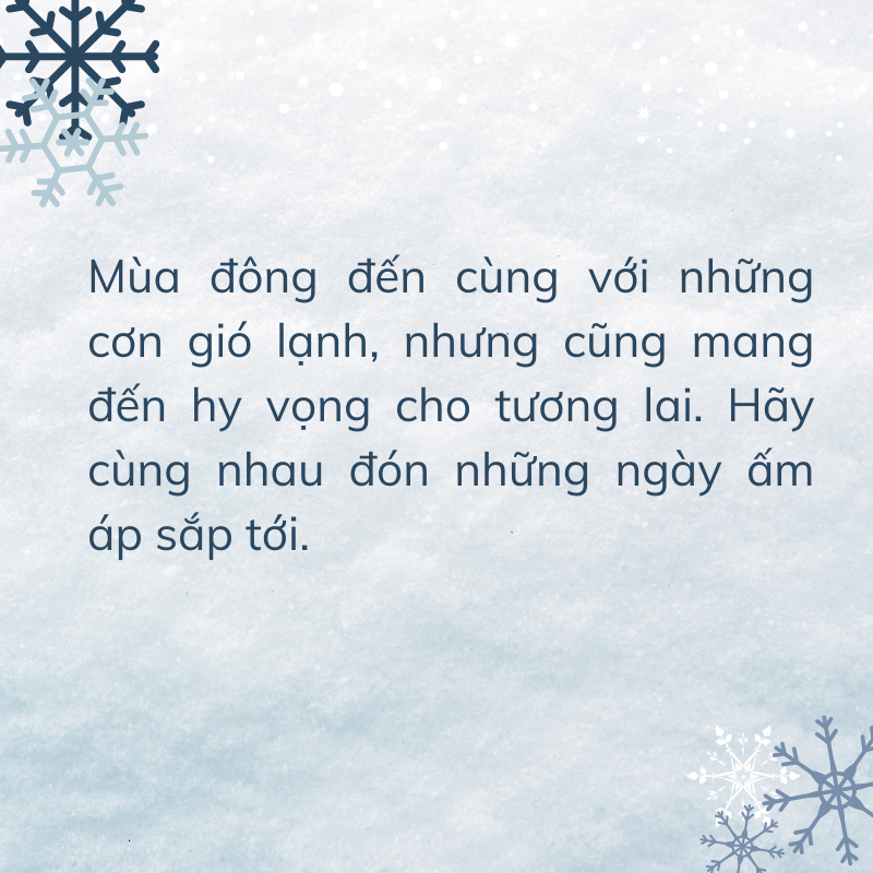Những Câu Nói Hay Về Mùa Đông