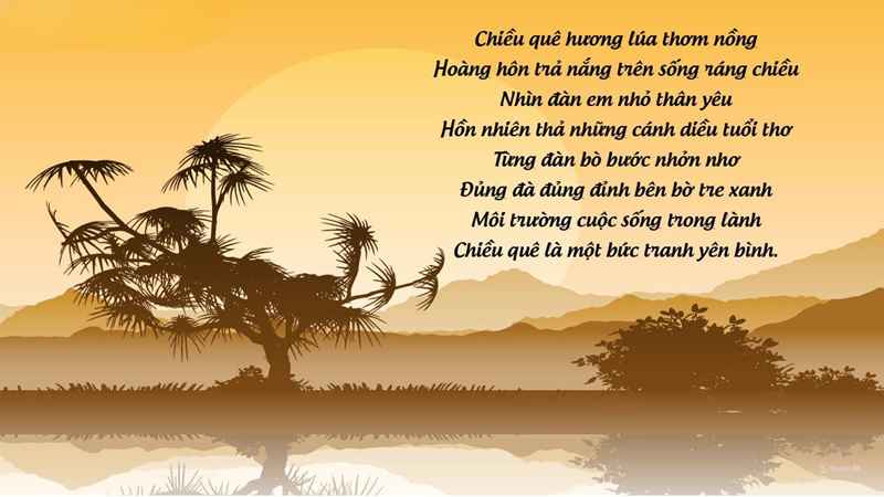 Những Câu Thơ Hay Về Quê Hương Đáng Nhớ