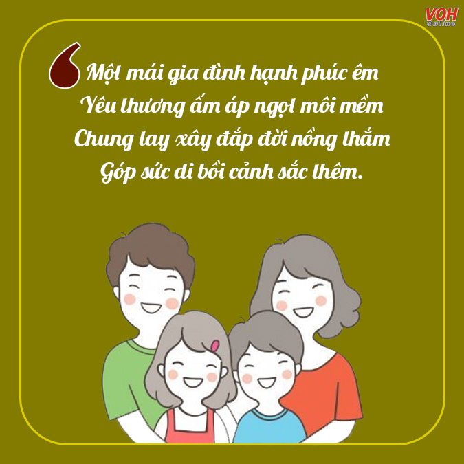Câu Thơ Về Gia Đình Ngắn Gọn Hay Nhất