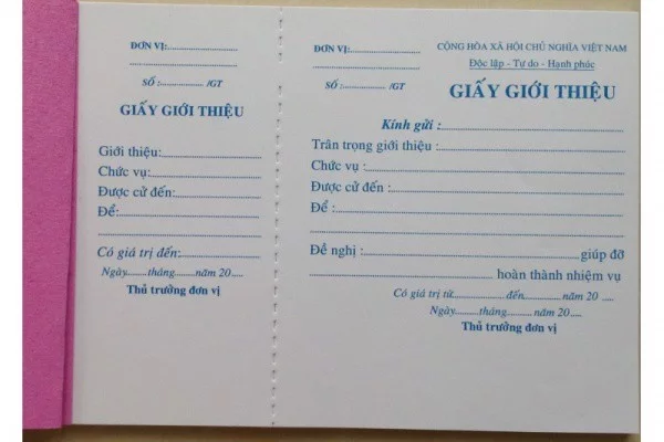 Cách Viết Giấy Giới Thiệu Chuẩn & Đầy Đủ Gallery 1