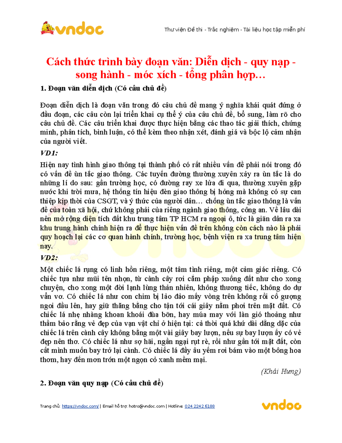 Cách Viết Đoạn Văn Tổng Phân Hợp Chuẩn SEO Gallery 1