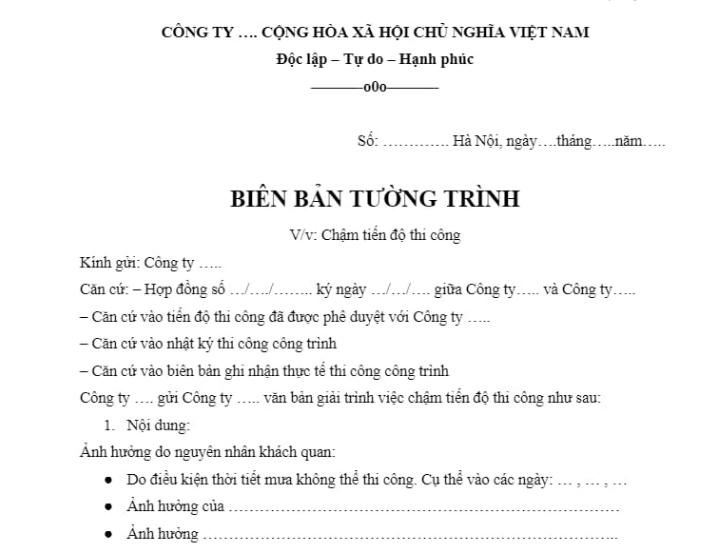 Cách Viết Đơn Tường Trình Chuẩn, Đầy Đủ Gallery 1