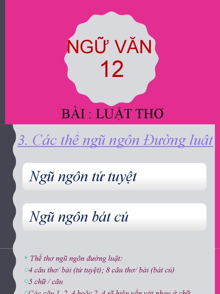 Ngũ ngôn đường luật là gì? Gallery 1