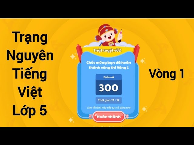 Trạng Nguyên Tiếng Việt Lớp 5 Vòng 1: Đề thi và cách giải Gallery 1