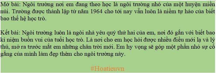 Viết đoạn văn giới thiệu về trường em lớp 8 Gallery 1
