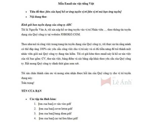 Mẫu Thư Giới Thiệu Xin Việc Ngắn Gọn Chuẩn SEO Gallery 1
