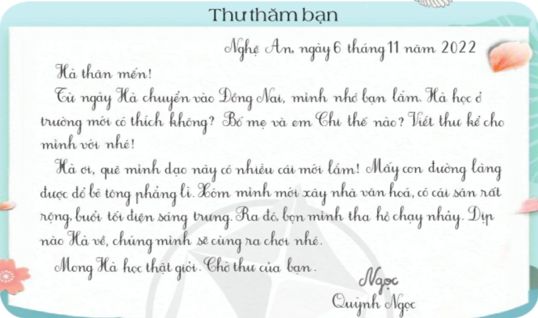 Cách Viết Thư Cho Bạn Ngắn Gọn Gallery 1