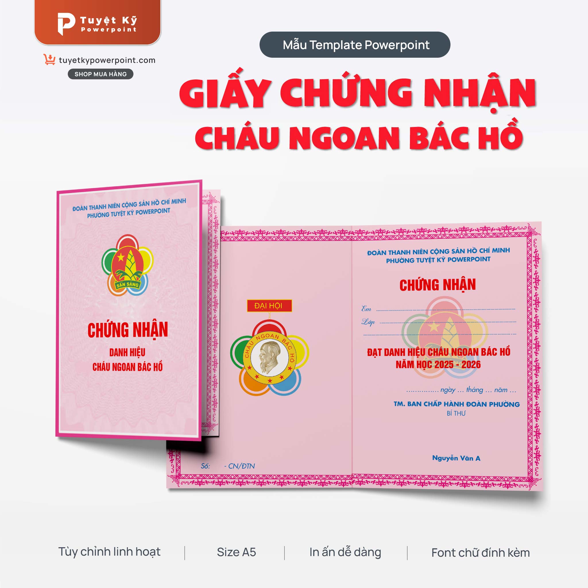 Phiếu Cháu Ngoan Bác Hồ Gallery 1